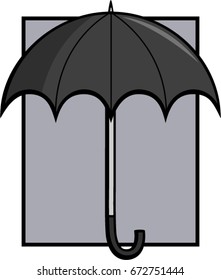 paraguas abierto