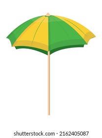 open umbrella icon isolated flat