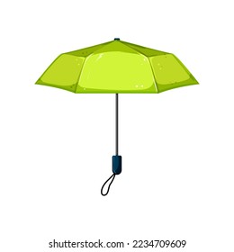 open umbrella rain cartoon. open umbrella rain sign. isolated symbol vector illustration