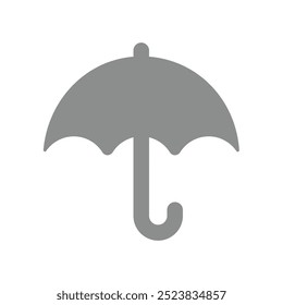 Open umbrella vector icon. Weather, meteorology and insurance symbol.