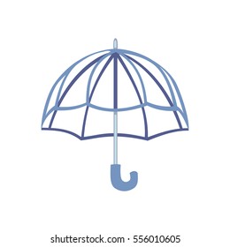Open umbrella vector illustration.