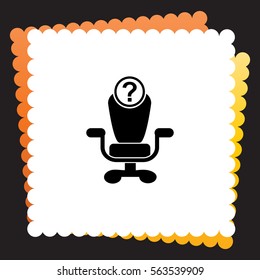 Open vacancy  icon. Vector design. 