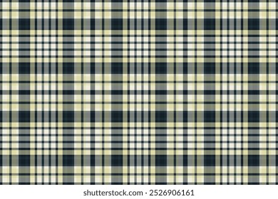 Open vector background textile, tailor seamless texture fabric. Pillow check tartan plaid pattern in dark and white colors.