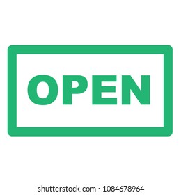 Open vector icon