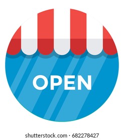 Open Vector Icon