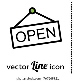 open vector icon