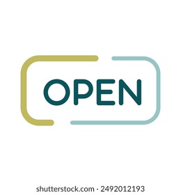 Open Vector icon. E-commerce sign. Graph symbol for your web site design, logo, app, UI. Vector illustration, EPS10.