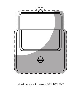 open wallet icon image vector illustration design 