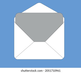 open white with light blue background with card