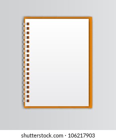 open white notebooks