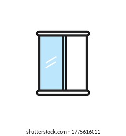 Open window icon design. vector illustration
