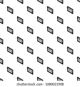 Open window leaf pattern vector seamless repeating for any web design