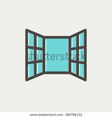 Similar – Image, Stock Photo lines Window Dark