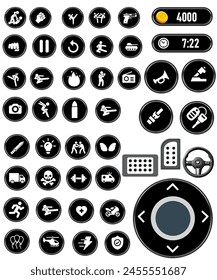ui de juego de mundo abierto 