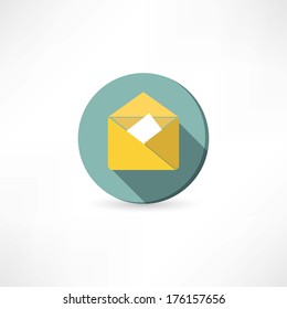 Open yellow envelope