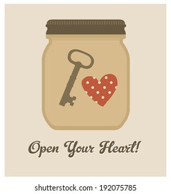 Open Your Heart - Love Concept Design