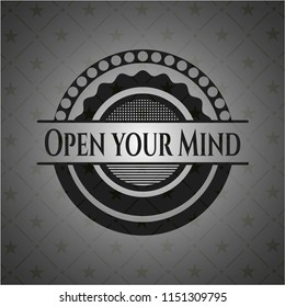 Open your Mind dark badge