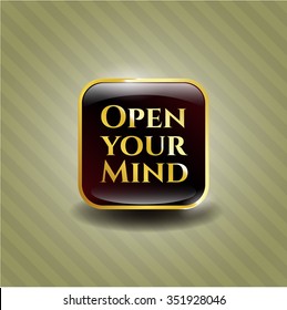 Open your Mind gold emblem