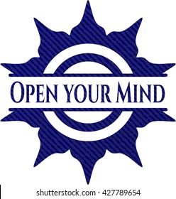 Open your Mind jean background