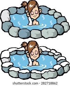 Open-air bath
