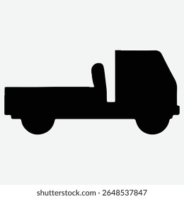 Open-bed pickup truck for small cargo