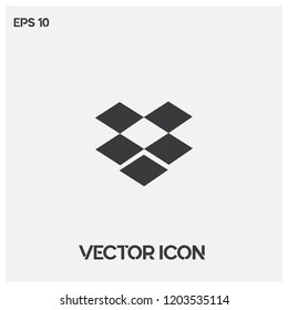 Openbox vector logo illustration.Flat open box vector icon.Premium quality.