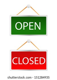 open/closed signs