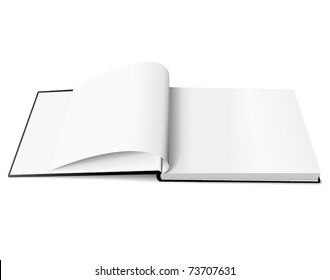 Opened book