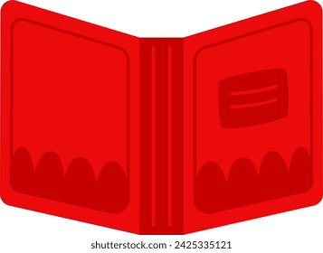 Ilustración vectorial de fondo de libro abierto