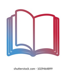 opened book design
