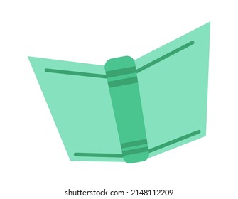 Opened book. Education icon. Vector illustration