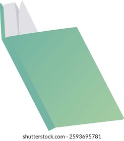 Opened Book Literature Vector Illustration