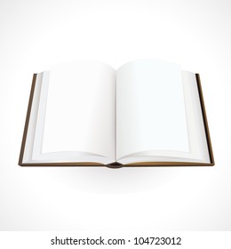 opened book vector illustration