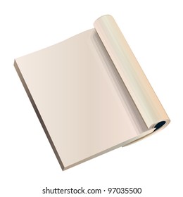 opened book vector illustration .EPS 10