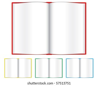 Opened books