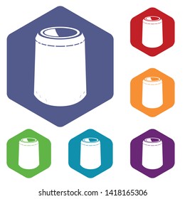 Opened bucket icon. Simple illustration of opened bucket vector icon for web