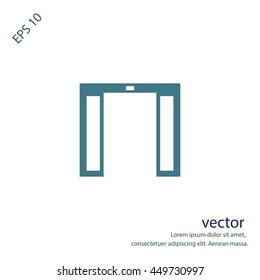 Opened door icon