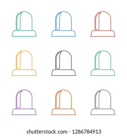 opened door icon white background. Editable line opened door icon from network. Trendy opened door icon for web and mobile.