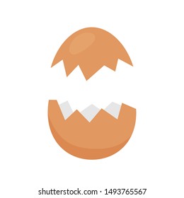 Broken Egg with Open Shell and Yolk - Vectorjunky - Free Vectors, Icons ...