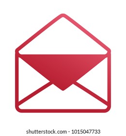 opened envelope icon image