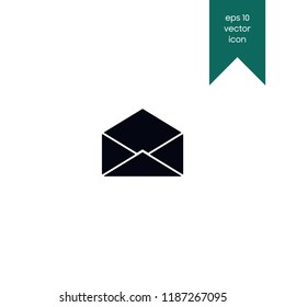 Opened envelope vector icon