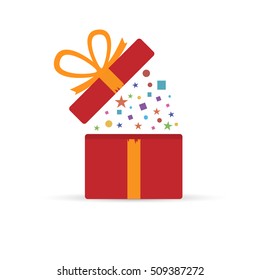 Opened Gift Box Icon