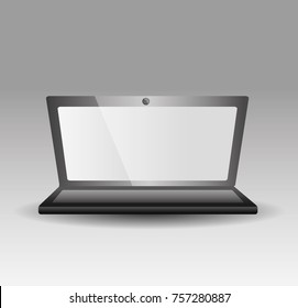 opened laptop personal computer gadget technology