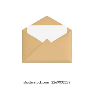 Opened mails set icon. Communication, letter, incoming, new, contact us, write, send message, mail, messaging, management. Vector 3D Illustration.