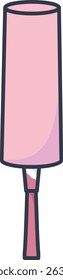 Opened nail polish brush with visible pink polish, great for manicure and beauty content.