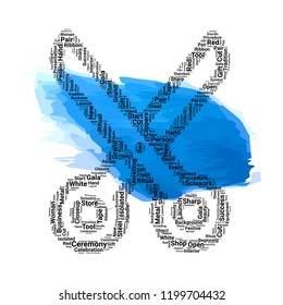 Opened scissors icon