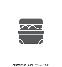 opened treasure chest outline icon linear style sign for mobile concept and web design pirates