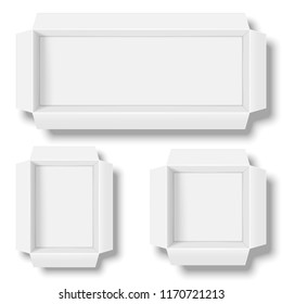 Opened White Boxes