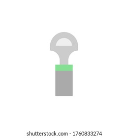 Apertura, icono coloreado con el abridor del frasco. Ilustración de elementos de color simple. Apertura, diseño de símbolos de apertura de botellas del conjunto de barras. Se puede usar para web y móvil