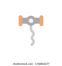 Apertura, icono coloreado con el abridor del frasco. Ilustración de elementos de color simple. Apertura, diseño de símbolos de apertura de botellas del conjunto de barras. Se puede usar para web y móvil